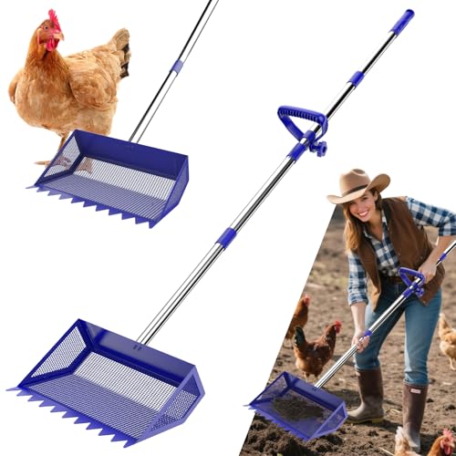 Veemi Manure Fork & Rake 2-in-1, 304 Stainless Steel Shovel Head – Epic ...
