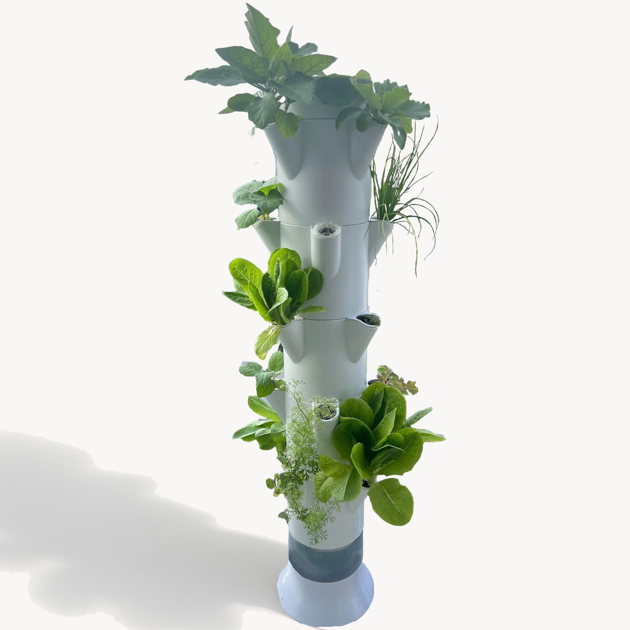 self watering plant tower Stack & Sprout Vertical Gardening System